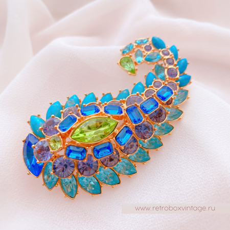 JOAN RIVERS Брошь "Пейсли Шахерезады"