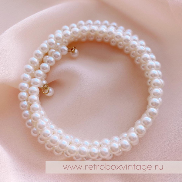 CAROLEE Браслет-спираль "Жемчужная грация" CAROLEE Браслет-спираль "Жемчужная грация"