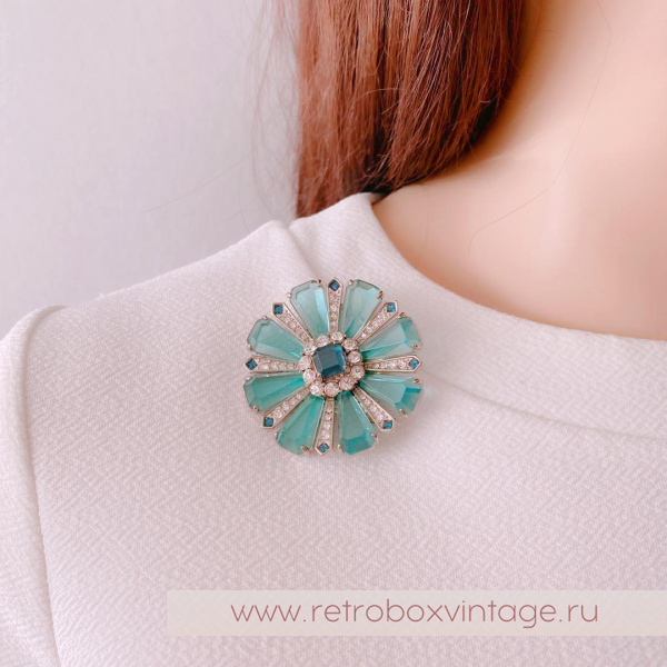 CAROLEE Брошь «Цвет моря»