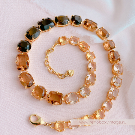 CAROLEE Ожерелье «Кристальная амбра»