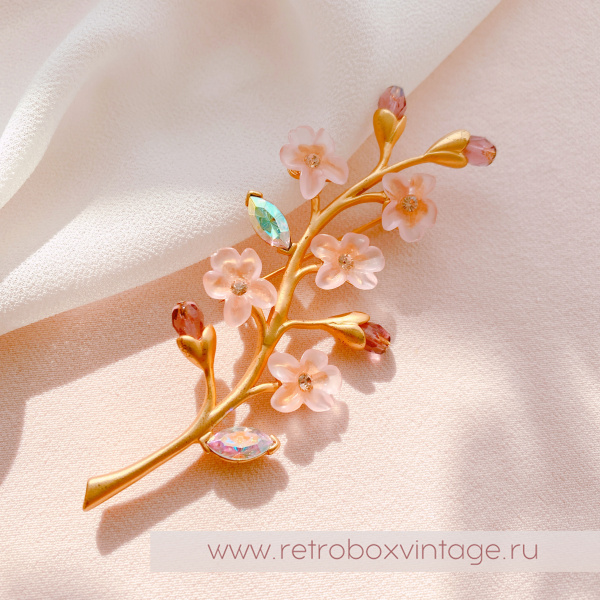 AVON SP Брошь "Веточка сакуры"