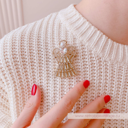 NAPIER Брошь "Рождественский ангел"