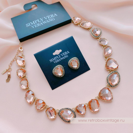 VERA WONG Колье и серьги «Джульетта»
