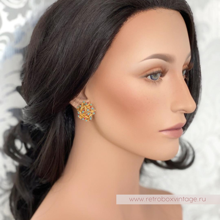 CINER Клипсы «Летний день с капельками бирюзы»