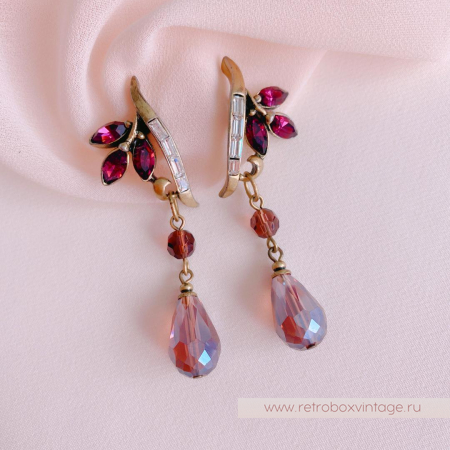 SWEET ROMANCE Серьги «Джульетта: аметист»