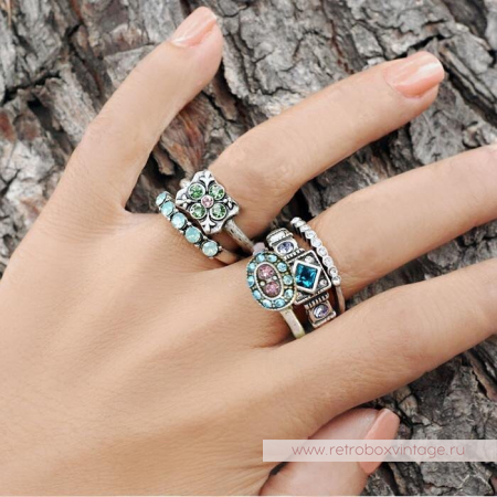 SWEET ROMANCE Сет колец «Ренессанс» (5 шт в комплекте)