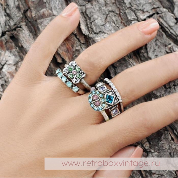 SWEET ROMANCE Сет колец «Ренессанс» (5 шт в комплекте)