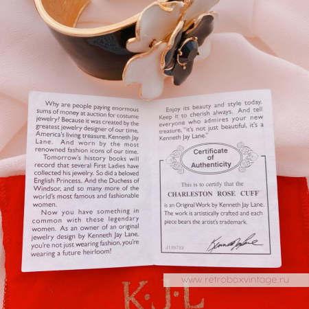 KJL / KENNETH J LANE Браслет «Камелия» KJL / KENNETH J LANE Браслет «Камелия»