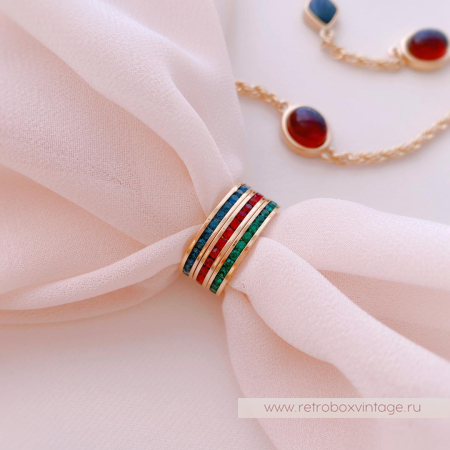 JOAN RIVERS Трио колец «Кристальные дорожки этернити»