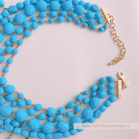 JOAN RIVERS Ожерелье «Бирюзовый водопад»