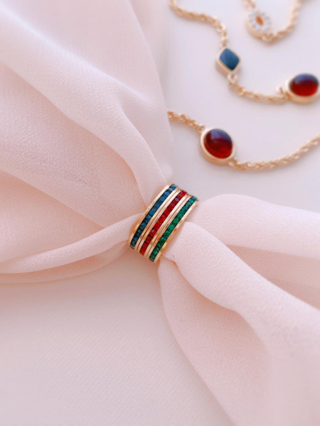 JOAN RIVERS Трио колец «Кристальные дорожки этернити»