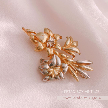 MMA Брошь-кулон «Букет лилий»