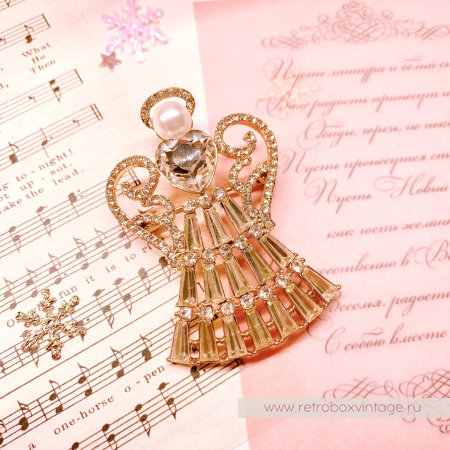 NAPIER Брошь "Рождественский ангел"