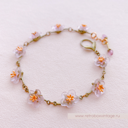 MICHAEL MICHAUD Браслет «Нежная весна: цветущий персик»