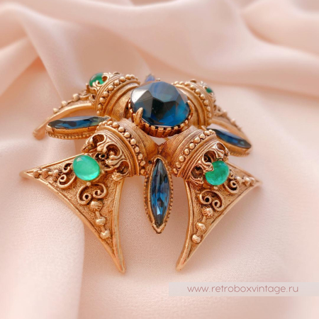 FLORENZA Брошь-кулон «Мальтийский крест»