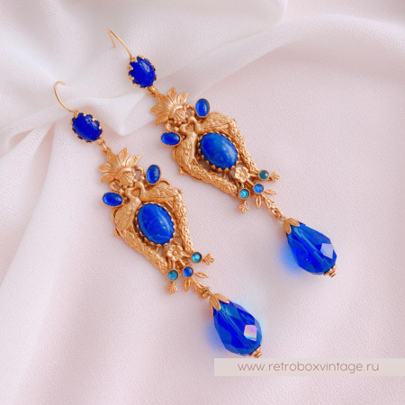 ASKEW LONDON Комплект «Синие павлины»