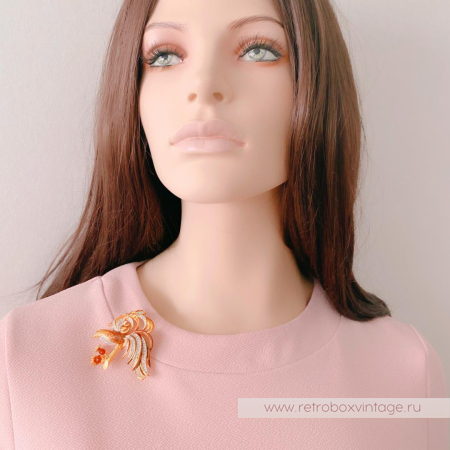 NOLAN MILLER Брошь «Птица Феникс»