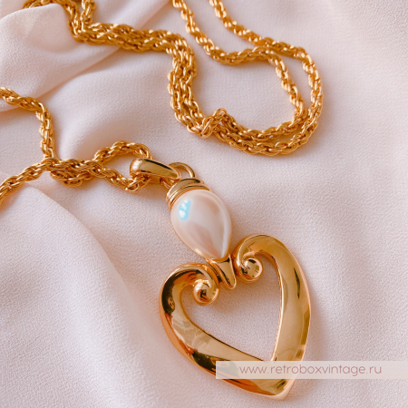 PREMIER DESIGNS Комплект "Сердце любви" Юбилейный выпуск (кулон на цепочке и серьги)