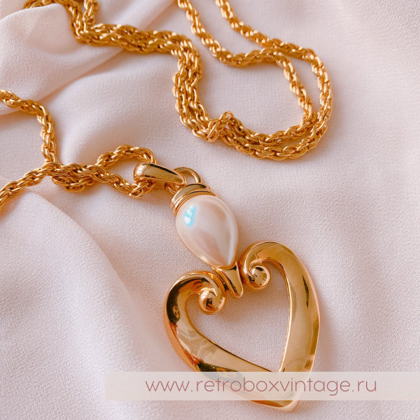 PREMIER DESIGNS Комплект "Сердце любви" Юбилейный выпуск (кулон на цепочке и серьги)