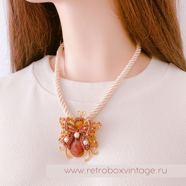 HEIDI DAUS Шнур-корд «Элегантные чувства: сливочный пломбир»