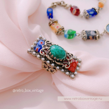 SWEET ROMANCE Кольцо «Цветущий луг: красные»