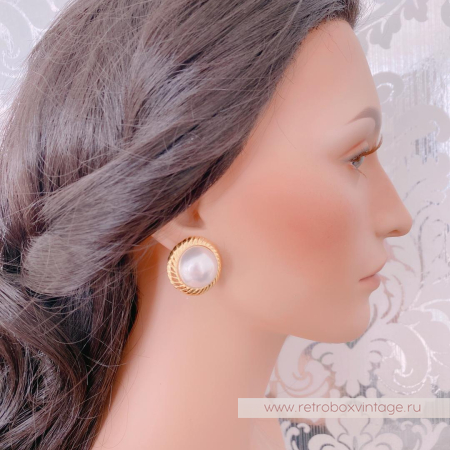 KJL / KENNETH J LANE Клипсы «Барбара» с культивированным жемчугом