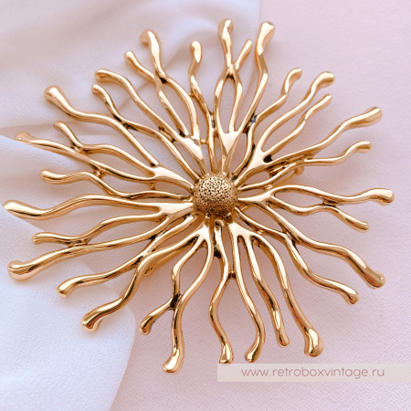 UVELINA Брошь "Цветок Солнца"