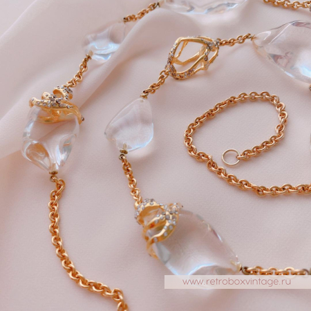 ALEXIS BITTAR Ожерелье длинное «Льдинки на солнце»