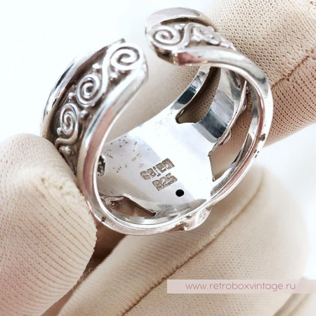 SAJEN Кольцо «Голубая богиня» стерлинг 925