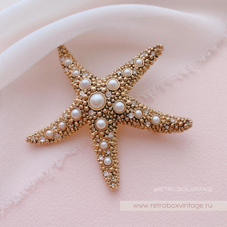 NAPIER Брошь «Жемчужная морская звезда»