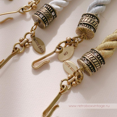 HEIDI DAUS Текстильное ожерелье шнур-корд «Элегантные чувства»