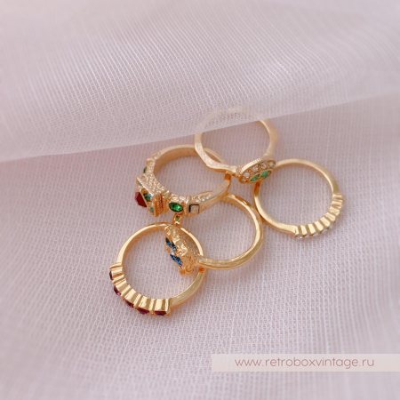 SWEET ROMANCE Сет колец «Ренессанс» (5 шт в комплекте)