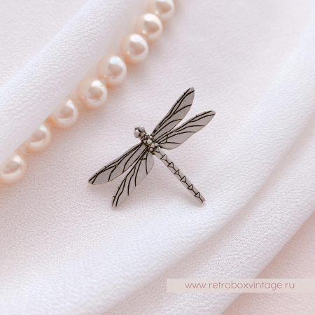 JJ / JONET JEWELRY Брошь-пин "Стрекоза"