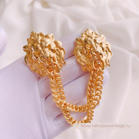 ANNE KLEIN Брошь-шатлен «Светская львица»