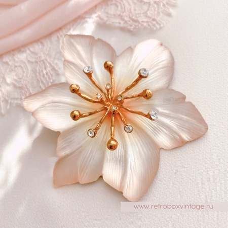 ALEXIS BITTAR Брошь «Дивный цветок рассвета»