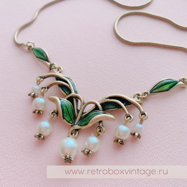 SWEET ROMANCE Колье «Жемчужные ландыши»