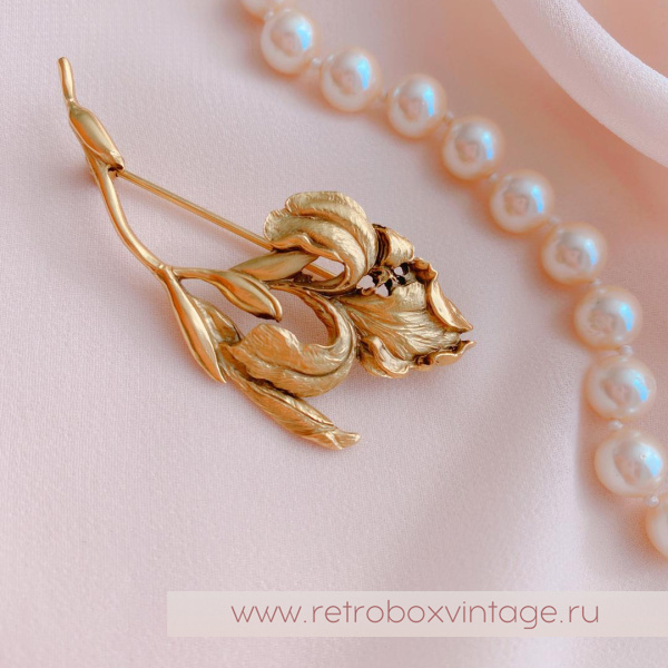 NGA / NATIONAL GALLERY OF ART Брошь «Нежный ирис»