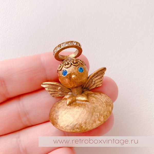 TORTOLANI Парные наплечные броши «Ангелочек и демон: Коллекция «Голос совести»