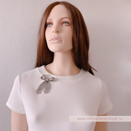 SWEET ROMANCE Брошь «Маркиза: кристальный бант севинье»