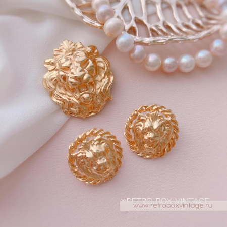 ANNE KLEIN Клип для платка «Король-лев»