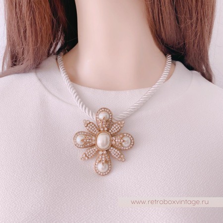 HEIDI DAUS Текстильное ожерелье шнур-корд «Элегантные чувства»